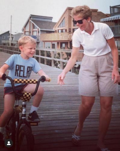 With Mom learning to ride